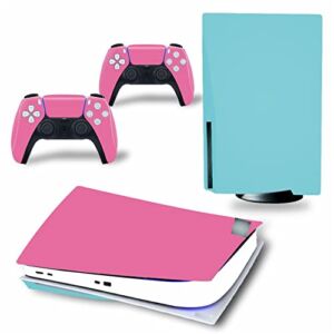 WREXIL LEEWEE for PS5 Skin Disc Edition & Digital Edition Console and Controller Vinyl Cover Skins Wraps Scratch Resistant, Compatible 271878 No Foaming (Size : Digital Edition)