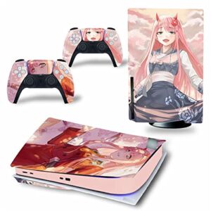 WREXIL LEEWEE for PS5 Skin Disc Edition & Digital Edition Console and Controller Vinyl Cover Skins Wraps Scratch Resistant, Compatible with for PS5 178915 No Foaming (Size : Digital Edition)