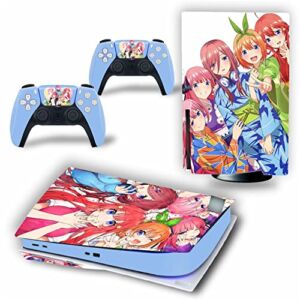 WREXIL LEEWEE for PS5 Skin Disc Edition & Digital Edition Console and Controller Vinyl Cover Skins Wraps Scratch Resistant, Compatible with for PS5 179997 No Foaming (Size : Digital Edition)
