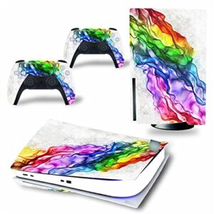 Top factory BUCEN for PS5 Skin Disc Edition & Digital Edition Console and Controller Vinyl Cover Skins Wraps Scratch Resistant, Compatible 06625 Anti Scratch (Size : Disc Version)