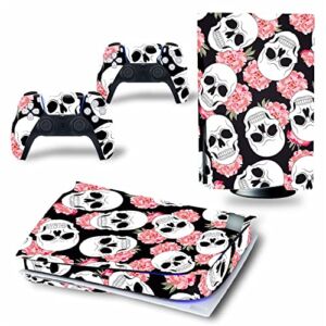 ECLAY FXCON for PS5 Skin Disc Edition & Digital Edition Console and Controller Vinyl Cover Skins Wraps Scratch Resistant, Compatible 10661 Bubble Free (Size : Disc Version)