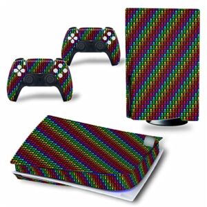 Top factory BUCEN for PS5 Skin Disc Edition & Digital Edition Console and Controller Vinyl Cover Skins Wraps Scratch Resistant, Compatible 29988 Anti Scratch (Size : Disc Version)