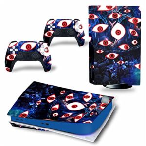 WREXIL LEEWEE for PS5 Skin Disc Edition & Digital Edition Console and Controller Vinyl Cover Skins Wraps Scratch Resistant, Compatible with for PS5 182866 No Foaming (Size : Disc Version)