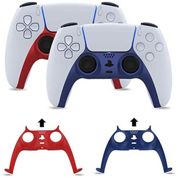 NexiGo PS5 Controller Faceplate, Replacement Shell Decoration Accessories, Grip Decorative Strip for Sony Playstation 5 DualSense Controller, 2 Pack (Red & Blue) | The Storepaperoomates Retail Market - Fast Affordable Shopping
