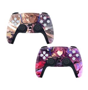 EBTY-Dreams Inc. – Set of 2 Scathach, Saber Vinyl Skin Sticker Decal Protector For Playstation 5 (PS5) Controllers