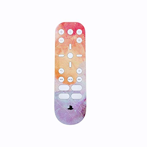 PlayVital Orange Pink Marble Effect Full Set Skin Decal for PS5 Console Disc Edition, Sticker Vinyl Cover for Playstation 5 Controller & Charging Station & Headset & Media Remote | The Storepaperoomates Retail Market - Fast Affordable Shopping