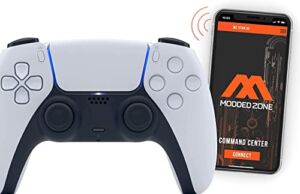 SMART Rapid Fire Controller compatible with PS5 Custom Modded Controller all shooter games & more (White)
