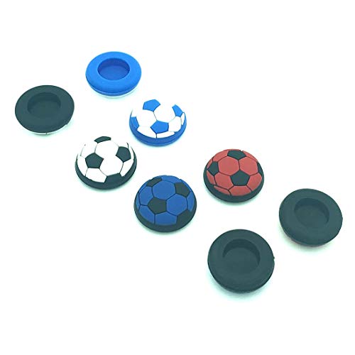 Gebaisi Four Colors Silicone Thumb Stick Caps Grip Gamepad Analog Joystick for Playstation PS5 Controller(8 Pieces Football) | The Storepaperoomates Retail Market - Fast Affordable Shopping