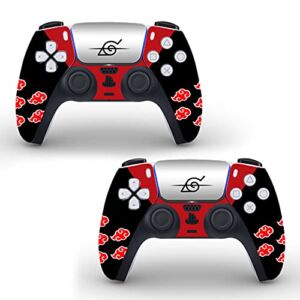 Decal Moments PS5 Controllers Skin Covers Vinyl Skin Decals Stickers for Playstation 5 (2 Pack) Red Clouds