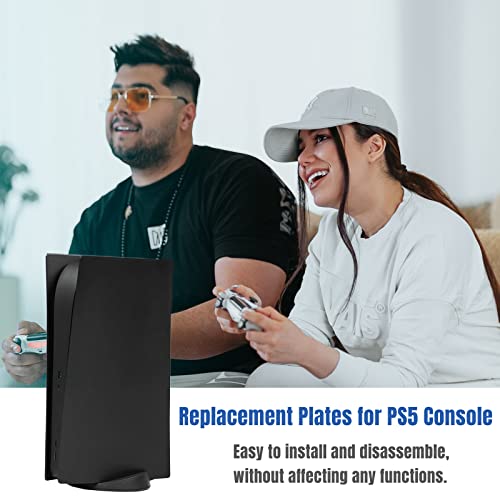 Digital Edition Face Plates Cover Skins Shell Panels for PS5 Console, Playstation 5 Accessories Faceplate Protective Shell Replacement Plate Dustproof Anti-Scratch (Digital Black) | The Storepaperoomates Retail Market - Fast Affordable Shopping