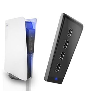 PS5 USB HUB, PS5 USB Extender, USB High-Speed Expansion Hub Charger Compatible with Playstation 5 Game Console