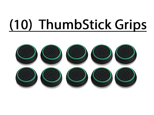 10 Pcs Silicone Cap Joystick Thumb Grip Protect Cover for Ps3 Ps4 Ps5 Xbox 360 Xbox One Xbox Series X Wii U NSwitch Pro Controllers Game Controllers | The Storepaperoomates Retail Market - Fast Affordable Shopping