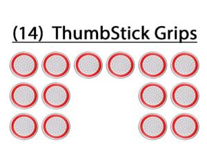 7 Pairs 14 Pcs Silicone Cap Joystick Thumb Grip Protect Cover for Ps3 Ps4 Ps5 Xbox 360 Xbox One Xbox Series X Wii U NSwitch Pro Controllers Game Controllers