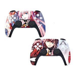 EBTY-Dreams Inc. – Set of 2 Zero Two Vinyl Skin Sticker Decal Protector For Playstation 5 (PS5) Controllers