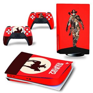TINFOK PS5 Skin Vinyl Sticker Decal Cover For PlayStation 5 Disc Edition Console and Dualsense Controllers Scratch Resistant Durable Bubble Free – John Marston