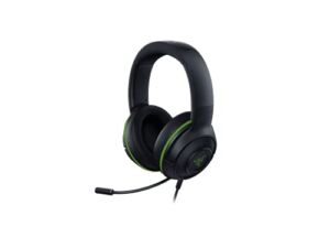 Razer Kraken X for Console – Wired Console Gaming Headset (Bendable Cardiod Microphone, Custom-Tuned 40mm Drivers, 3.5mm Connection, Oval Ear Cushions, Adjustable Headband) Xbox Green
