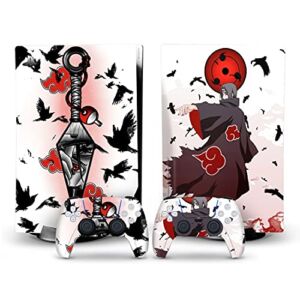 Mmoptop PS5 Skin Disc Edition Anime Console and Controller Vinyl Cover Skins Wraps for Playstation 5 Disc Version
