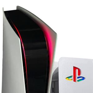 PS5 Power Light Decal and Underlay Sticker Combo – PlayStation 5 – (Red)