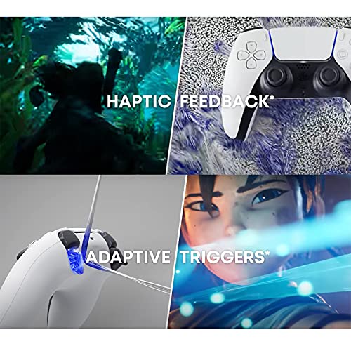 White Sony DualSense Wireless PS5 Controller for PlayStation 5, Bundled with PS5 Controller Skin Voucher & PremGear Cleaning Cloth | The Storepaperoomates Retail Market - Fast Affordable Shopping