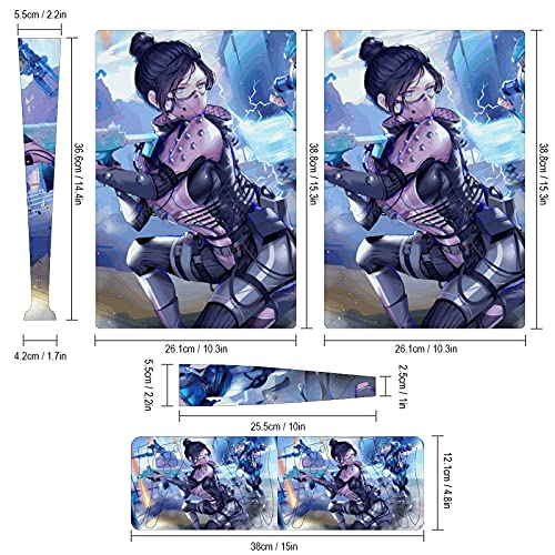 ZHENGJC Wraith_Apex Legends PS5 Controller Skin Vinyl Sticker Decal Cover for Playstation 5 Console and Controllers, White, One size | The Storepaperoomates Retail Market - Fast Affordable Shopping