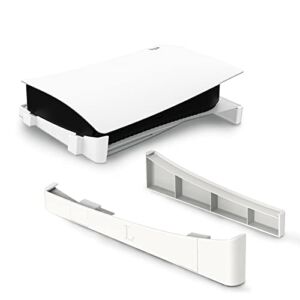 PS5 Accessories Horizontal Stand, PS5 Base Stand, Compatible with Playstation 5 Disc & Digital Editions (White)