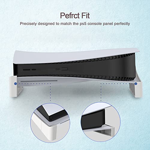 PS5 Accessories Horizontal Stand, PS5 Base Stand, Compatible with Playstation 5 Disc & Digital Editions (White) | The Storepaperoomates Retail Market - Fast Affordable Shopping