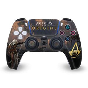 Head Case Designs Officially Licensed Assassin’s Creed Bayek Crest Origins Character Art Vinyl Faceplate Sticker Gaming Skin Case Cover Compatible with Sony Playstation 5 PS5 DualSense Controller