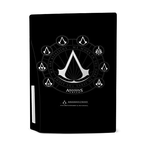 Head Case Designs Officially Licensed Assassin’s Creed Crests Legacy Logo Vinyl Faceplate Sticker Gaming Skin Case Cover Compatible with Sony Playstation 5 PS5 Disc Edition Console | The Storepaperoomates Retail Market - Fast Affordable Shopping