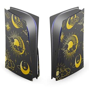 Head Case Designs Officially Licensed Haroulita Sun Moon and Stars Art Mix Matte Vinyl Faceplate Sticker Gaming Skin Case Cover Compatible with Sony Playstation 5 PS5 Disc Edition Console