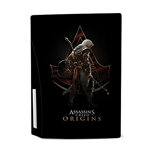 Bayek Crest Origins Character Art Matte Vinyl Faceplate Sticker Gaming Skin Case Cover Compatible with Sony Playstation 5 PS5 Disc Edition Console & DualSense Controller | The Storepaperoomates Retail Market - Fast Affordable Shopping