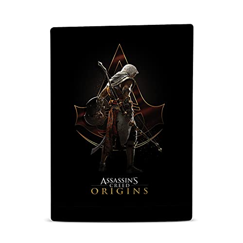 Bayek Crest Origins Character Art Matte Vinyl Faceplate Sticker Gaming Skin Case Cover Compatible with Sony Playstation 5 PS5 Disc Edition Console & DualSense Controller | The Storepaperoomates Retail Market - Fast Affordable Shopping