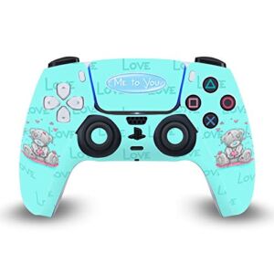 Head Case Designs Officially Licensed Me to You Love Classic Tatty Teddy Matte Vinyl Faceplate Sticker Gaming Skin Case Cover Compatible with Sony Playstation 5 PS5 DualSense Controller