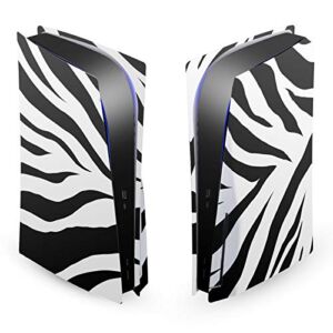 Head Case Designs Officially Licensed Grace Illustration with Zebra Art Mix Vinyl Faceplate Sticker Gaming Skin Case Cover Compatible with Sony Playstation 5 PS5 Disc Edition Console