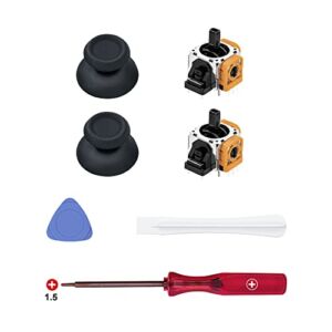 Wigearss 7 In 1 Joystick Repair Kit with Opening Tool for PS5 DualSense Controller