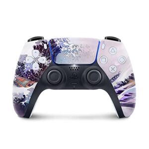 TACKY DESIGN PS5 Wave watercolor Skin For PS5 CONTROLLER SKIN Purple, Vinyl 3M Stickers ps5 controller cover Decal Full wrap ps5 skins