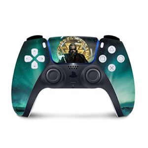 TACKY DESIGN PS5 Vikings Skin For PS5 CONTROLLER SKIN Blue, Vinyl 3M Stickers ps5 controller cover Decal Full wrap ps5 skins