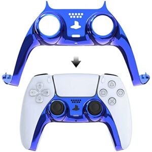 PS5 Controller Faceplates – CJX PS5 Controller Shell DIY Replacement Shell Decoration Accessories PS5 Controller Custom Plates Cover for Playstation 5 DualSense Controller Blue