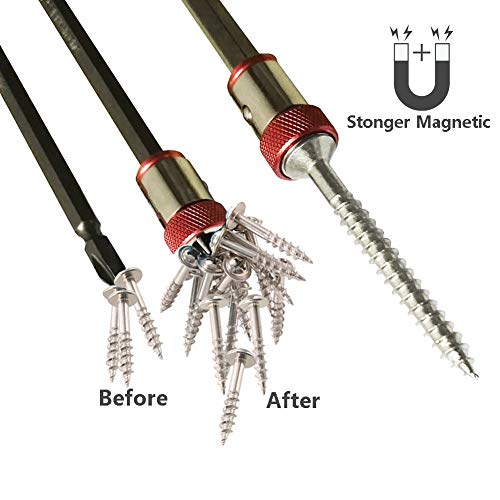 Yakamoz 3Pcs Metal Mini Bit Magnetizer Ring Screw Drive Catcher Holder Screwdriver Bit Magnetic Booster for 1/4 Inch Shank Screwdriver Bits Power Tool Attachment | The Storepaperoomates Retail Market - Fast Affordable Shopping