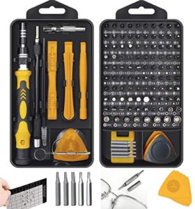 New Mini 130 in 1 Screwdriver sets Magnetic, Hevanto Professional Precision Screwdriver Tools Sets, Repair for PC/Mobile Phone/Mobile Phone Case/Computer/Camera/Eyeglasses/Watch Hand Work