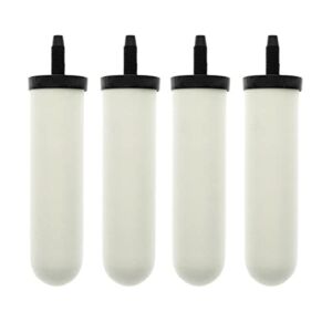 Doulton W9121214/British Berkefeld W9121215 0.5 Micron ATC Super Sterasyl Ceramic Water Filter for Gravity Systems (4 Pack)