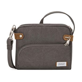 Travelon Anti-theft Heritage Crossbody Bag, Pewter | The Storepaperoomates Retail Market - Fast Affordable Shopping