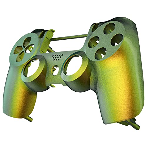 eXtremeRate Chameleon Gold Green Glossy Replacement Front Housing Shell Cover Compatible with ps4 Slim Pro Controller CUH-ZCT2 JDM-040/050/055 – Controller NOT Included | The Storepaperoomates Retail Market - Fast Affordable Shopping
