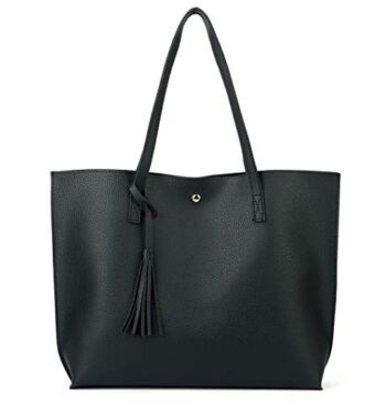 Nodykka Women Tote Bags Top Handle Satchel Handbags PU Faux Leather Tassel Shoulder Purse | The Storepaperoomates Retail Market - Fast Affordable Shopping