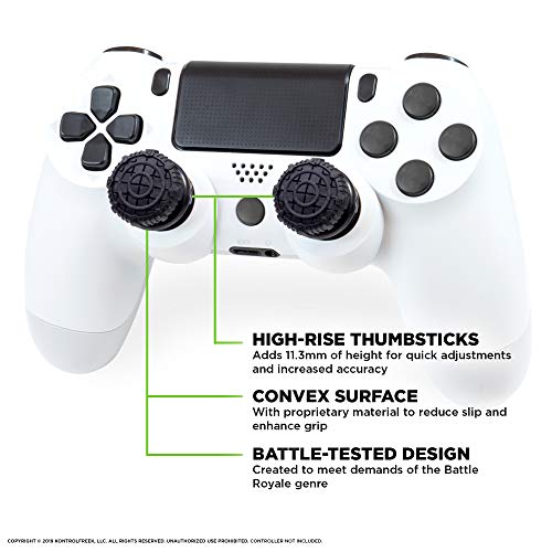 KontrolFreek FPS Freek Battle Royale Nightfall for PlayStation 4 (PS4) and PlayStation 5 (PS5) | Performance Thumbsticks | 2 High-Rise Convex Black | The Storepaperoomates Retail Market - Fast Affordable Shopping