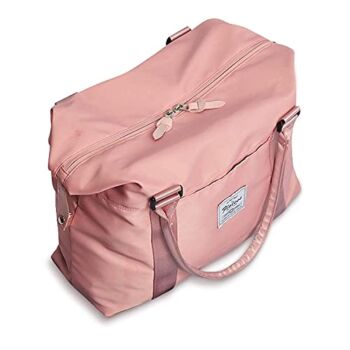 Womens travel bags, weekender carry on for women, sports Gym Bag, workout duffel bag, overnight shoulder Bag fit 15.6 inch Laptop Pink Large | The Storepaperoomates Retail Market - Fast Affordable Shopping
