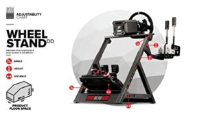 Next Level Racing Wheel Stand DD for direct drive bases including Fanatec, Moza Racing, Simucube, Logitech G Pro and Simagic. Upgradeable to full cockpit with GTSeat add-on (not included)