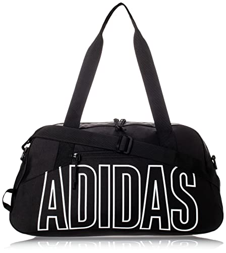 adidas Graphic Duffel Bag, Black/White, One Size | The Storepaperoomates Retail Market - Fast Affordable Shopping