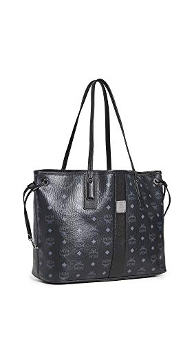 MCM Women’s Shopper Tote, Black, One Size | The Storepaperoomates Retail Market - Fast Affordable Shopping