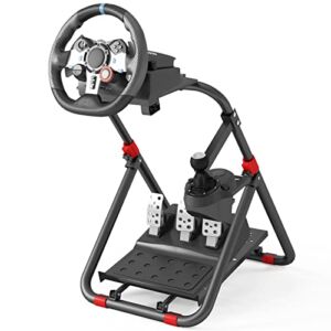 DIWANGUS Racing Wheel Stand Foldable Steering Wheel Stand with Collapsible Tilt-Adjustable Racing Stand for Logitech G29 G920 G923 G27 G25 Supporting Thrustmaster T248X T248 T300 T150 458 TX Xbox PS4 PS5 PC