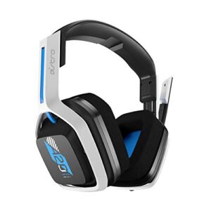 ASTRO Gaming A20 Wireless Headset Gen 2 for PlayStation 5, PlayStation 4, PC & Mac – White/Blue